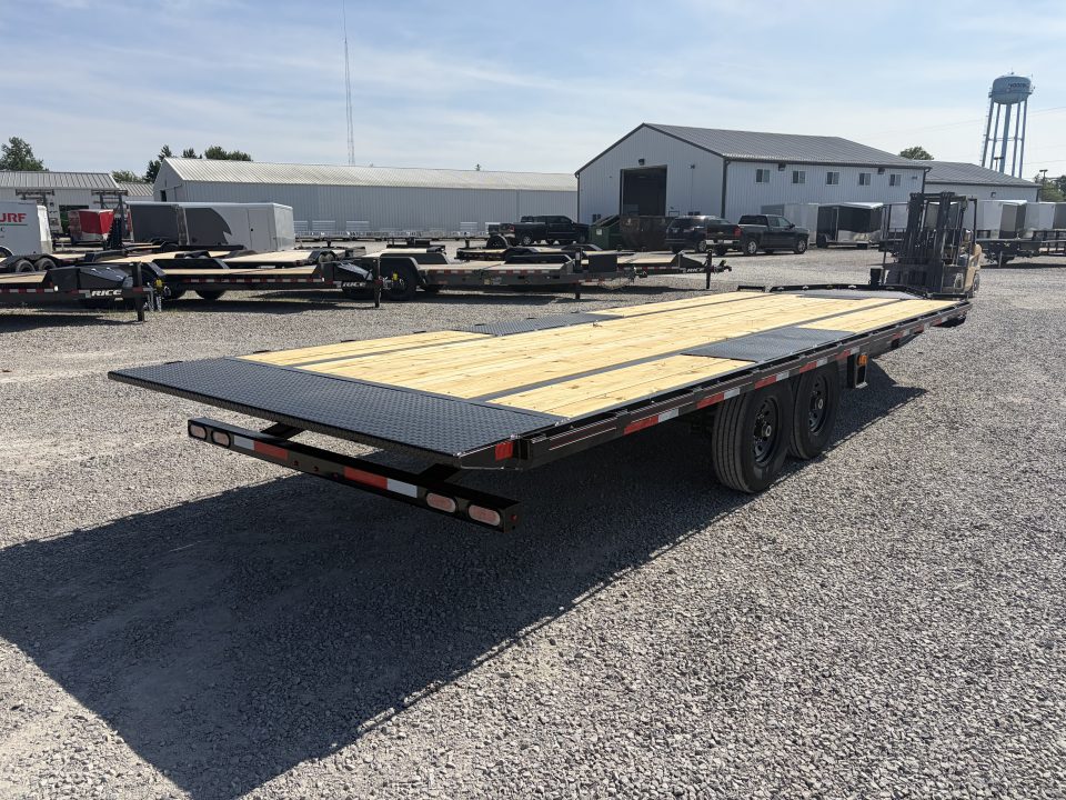 New 2026 Diamond C Trailers DET207L24X102 (24' X 102") 15.5K Full Hydraulic Tilt Trailer