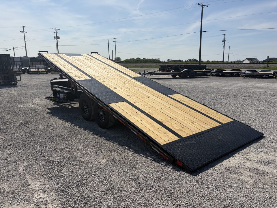 New 2026 Diamond C Trailers DET207L24X102 (24' X 102") 15.5K Full Hydraulic Tilt Trailer