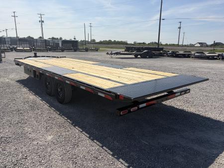 New 2026 Diamond C Trailers DET207L24X102 (24' X 102") 15.5K Full Hydraulic Tilt Trailer