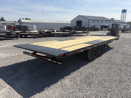 New 2026 Diamond C Trailers DET207L24X102 (24' X 102") 15.5K Full Hydraulic Tilt Trailer