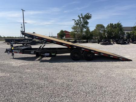 New 2026 Diamond C Trailers DET207L24X102 (24' X 102") 15.5K Full Hydraulic Tilt Trailer
