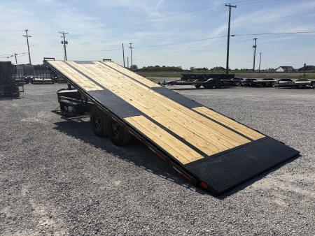 New 2026 Diamond C Trailers DET207L24X102 (24' X 102") 15.5K Full Hydraulic Tilt Trailer