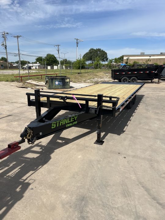 New 2026 Stanley Trailers 102"X24' Complete Deckover 14k gvwr Equipment Trailer