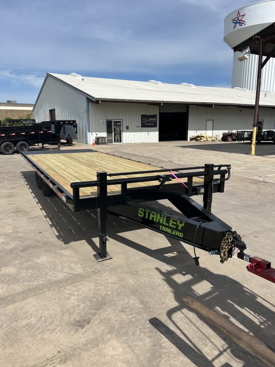 New 2026 Stanley Trailers 102"X24' Complete Deckover 14k gvwr Equipment Trailer