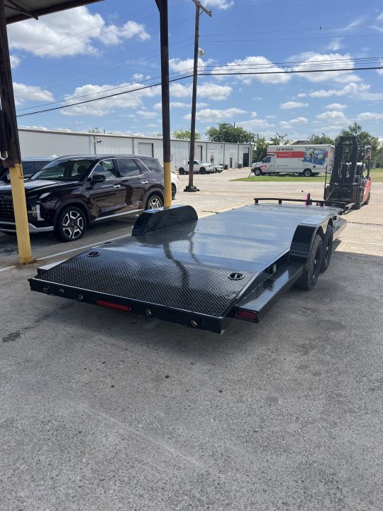 New 2026 Stanley Trailers 83"x24' 12k Steel deck Car Hauler With Steps Car Hauler