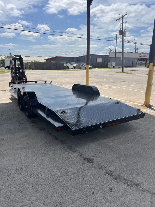 New 2026 Stanley Trailers 83"x24' 12k Steel deck Car Hauler With Steps Car Hauler