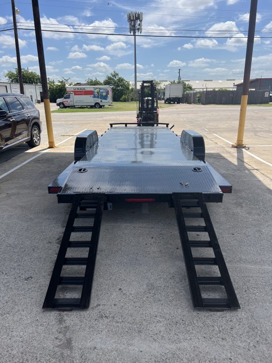 New 2026 Stanley Trailers 83"x24' 12k Steel deck Car Hauler With Steps Car Hauler