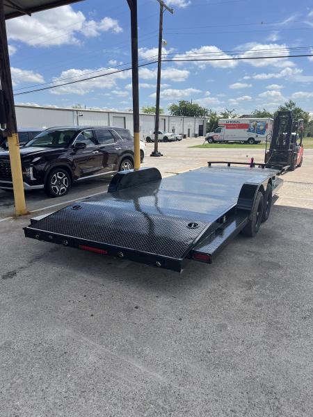 New 2026 Stanley Trailers 83"x24' 12k Steel deck Car Hauler With Steps Car Hauler