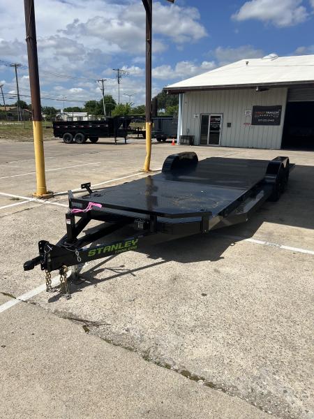 New 2026 Stanley Trailers 83 x24' 12k Steel deck Car Hauler With Steps Car Hauler