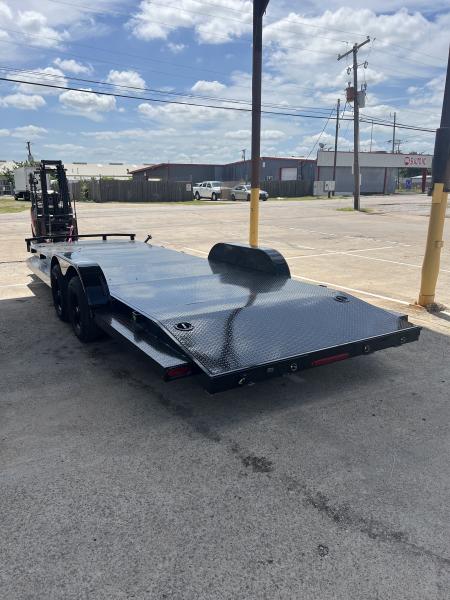 New 2026 Stanley Trailers 83"x24' 12k Steel deck Car Hauler With Steps Car Hauler