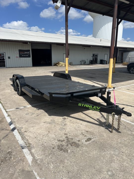 New 2026 Stanley Trailers 83"X20' 12K STEEL DECK CAR HAULER WITH STEPS Car Hauler
