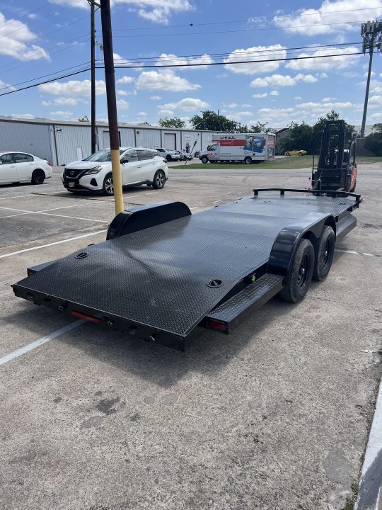 New 2026 Stanley Trailers 83"X20' 12K STEEL DECK CAR HAULER WITH STEPS Car Hauler