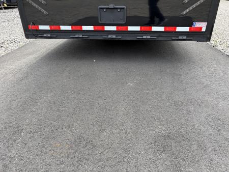 New 2026 Haulmark 44 Gooseneck Bathroom Race Trailer, Polycor, Air Prep, A/C, Awnings, Race Ready