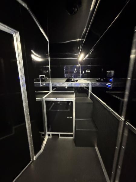New 2026 Haulmark 44 Gooseneck Bathroom Race Trailer, Polycor, Air Prep, A/C, Awnings, Race Ready