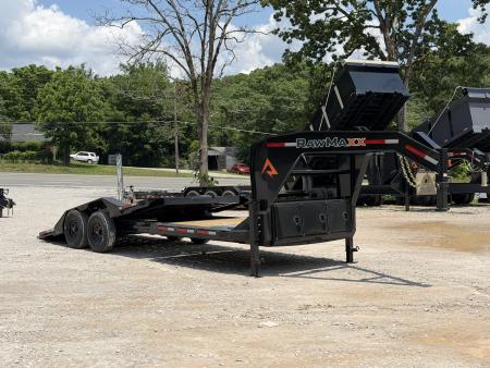 New 2026 RawMaxx GTX 102x24 16K GVWR GOOSENECK PARTIAL Tilt Trailer