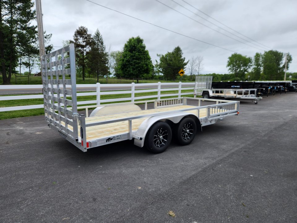 New 2026 Black Rhino EXT716A 7' x 16' Utility Trailer