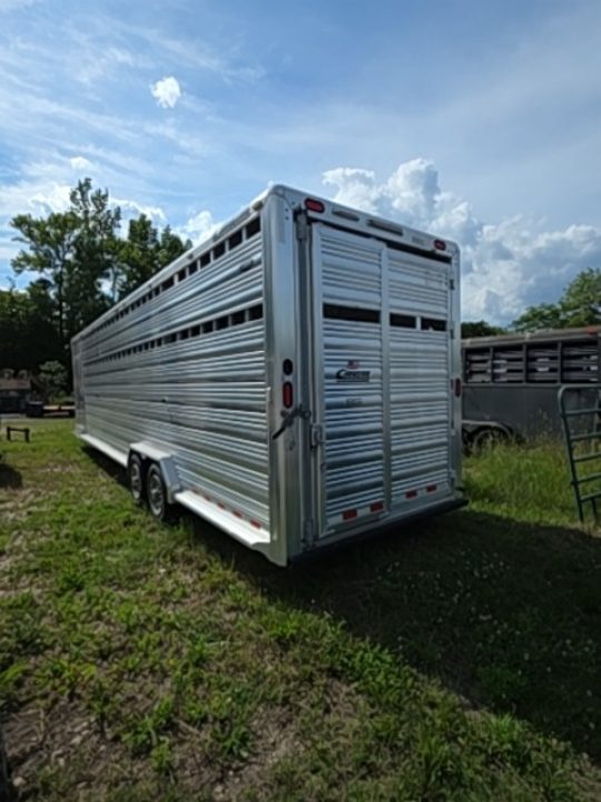 Used 2018 Cimarron Trailers Linestar stock combo Stock / Stock Combo Trailer