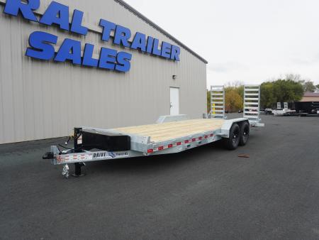 New 2027 Drive Trailers 82 X22' Galvanized Equipment Trailer