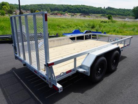 New 2026 Drive Trailers 7x14ft Galvanized Utility Trailer