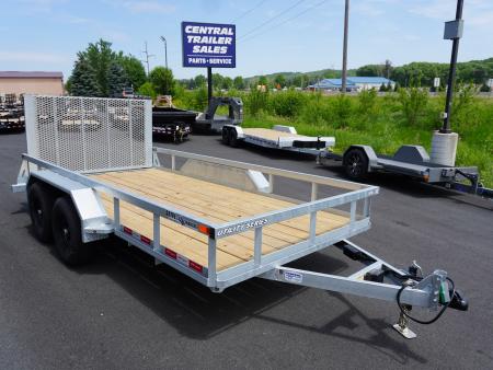New 2026 Drive Trailers 7x14ft Galvanized Utility Trailer