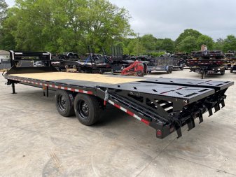 New 2026-Iron-Bull-Trailers-8.5×25-16K-Flatbed-Deckover-Gooseneck-Monster-FG16K825MI