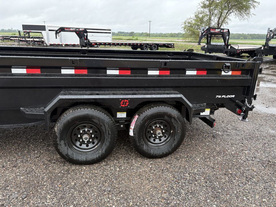 New 2026 Buckshot MFG GHI216 Gooseneck Dump Trailer 7x16ft