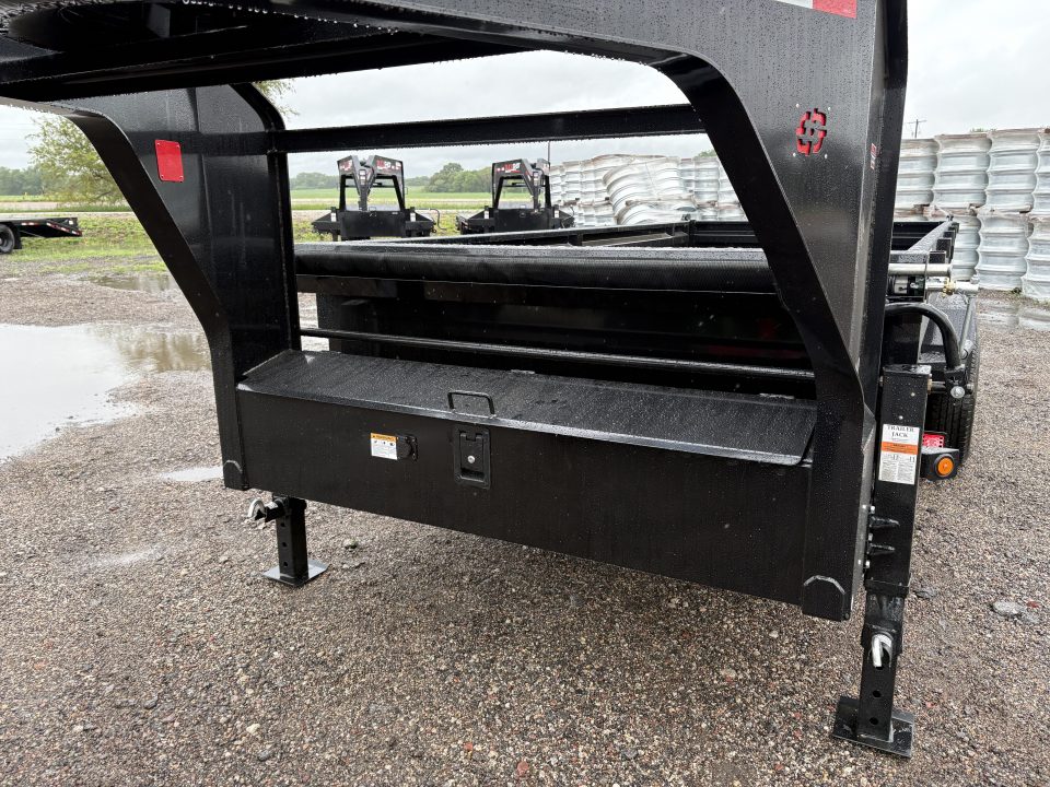 New 2026 Buckshot MFG GHI216 Gooseneck Dump Trailer 7x16ft