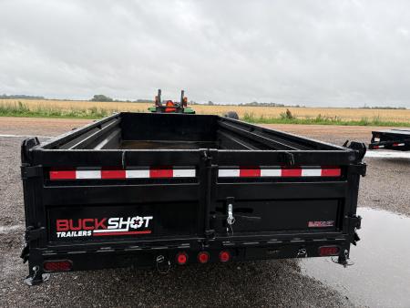 New 2026 Buckshot MFG LP216 Low Profile Dump Trailer 7x16ft 2ft tall sodes Dump Trailer