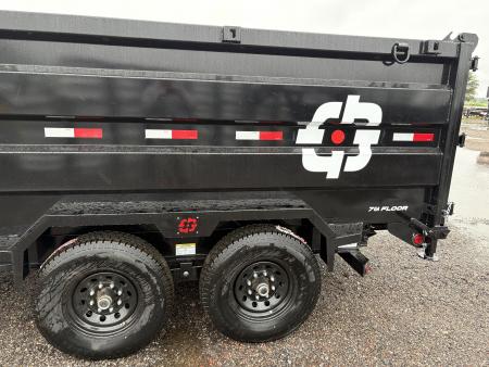New 2026 Buckshot MFG LP414 Low Profile Dump Trailer 4 ft tall sides