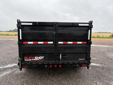 New 2026 Buckshot MFG LP414 Low Profile Dump Trailer 4 ft tall sides