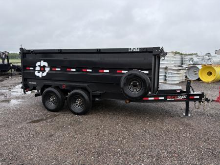 New 2026 Buckshot MFG LP414 Low Profile Dump Trailer 4 ft tall sides