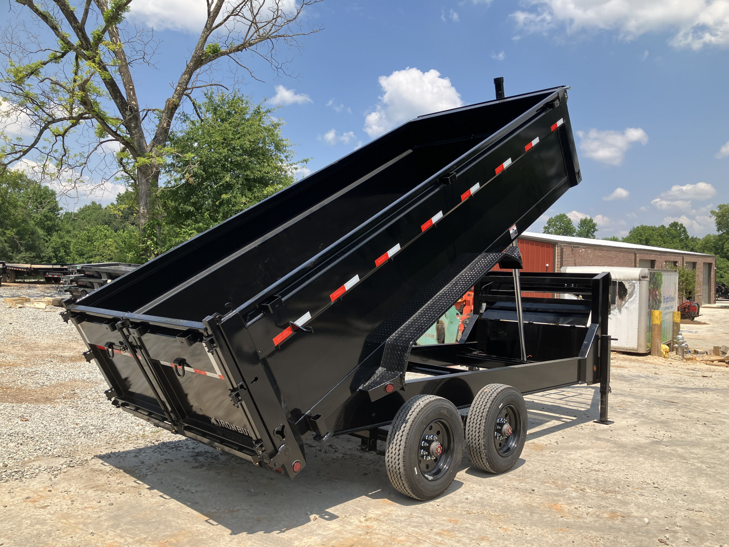 New 2026-Iron-Bull-Trailers-7×16-4ft-20k-10-Ton-20000lb-Gooseneck-Dump-D20K7164GI
