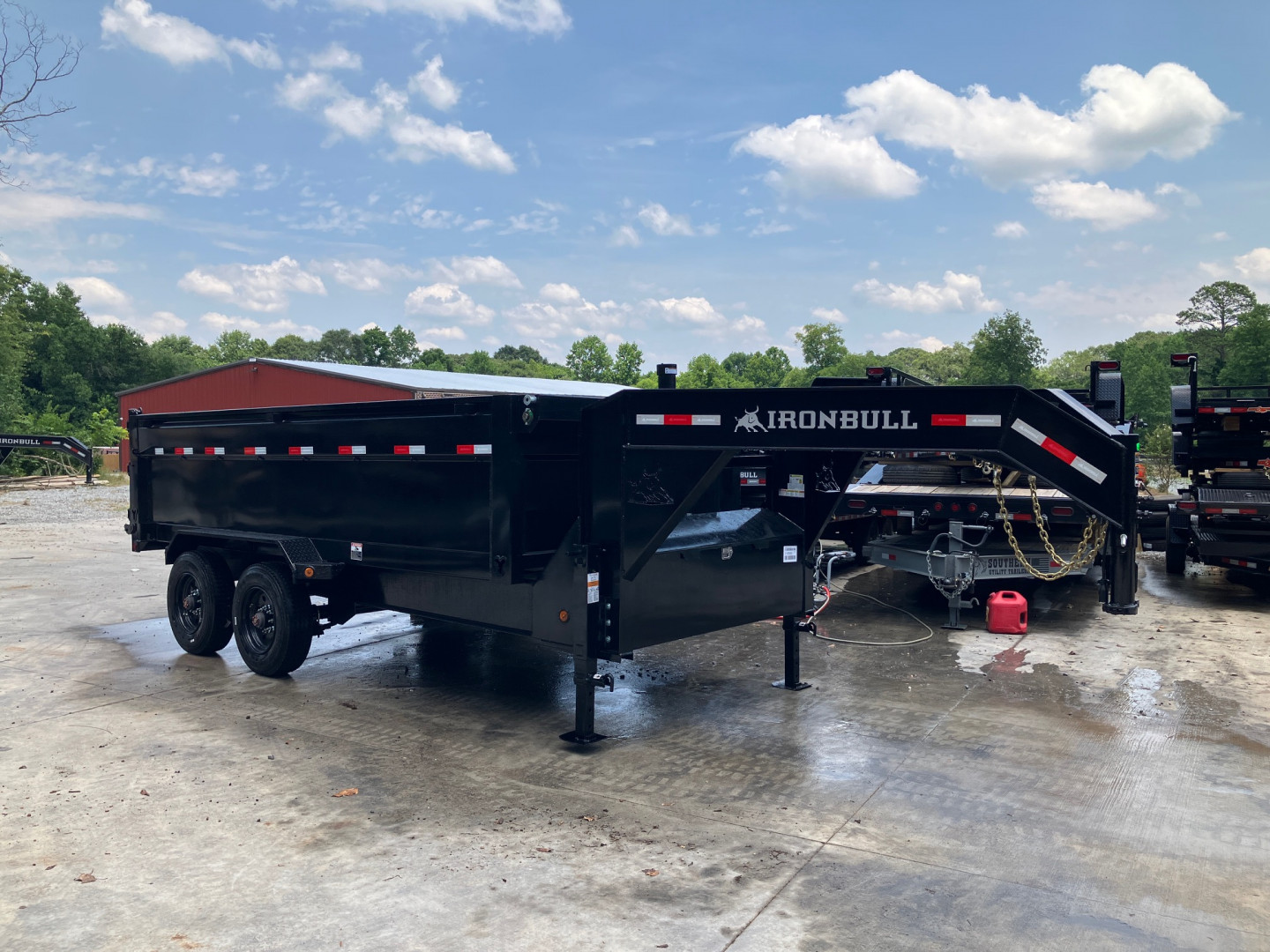 New 2026-Iron-Bull-Trailers-7×16-4ft-20k-10-Ton-20000lb-Gooseneck-Dump-D20K7164GI