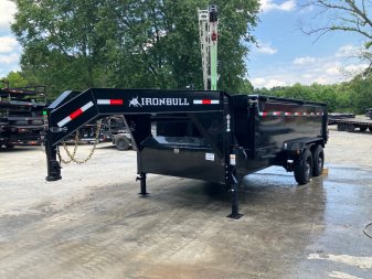 New 2026-Iron-Bull-Trailers-7×16-4ft-20k-10-Ton-20000lb-Gooseneck-Dump-D20K7164GI