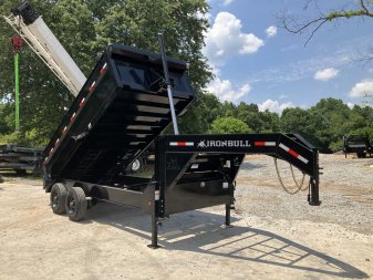 New 2026-Iron-Bull-Trailers-7×16-4ft-20k-10-Ton-20000lb-Gooseneck-Dump-D20K7164GI