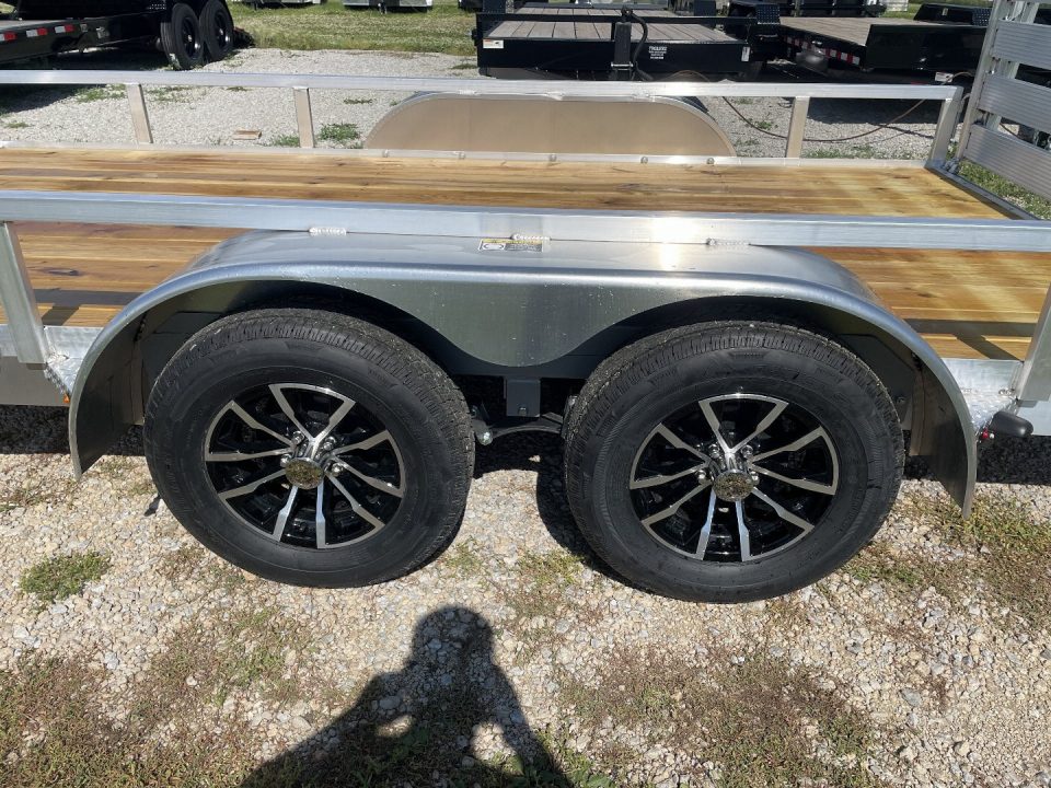 New 2027 H&H Trailers 82x16 Aluminum Railside 7k Rated Utility