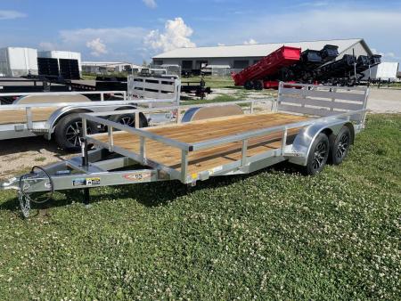 New 2026 H&H Trailers 82x16 Aluminum Railside 7k Utility