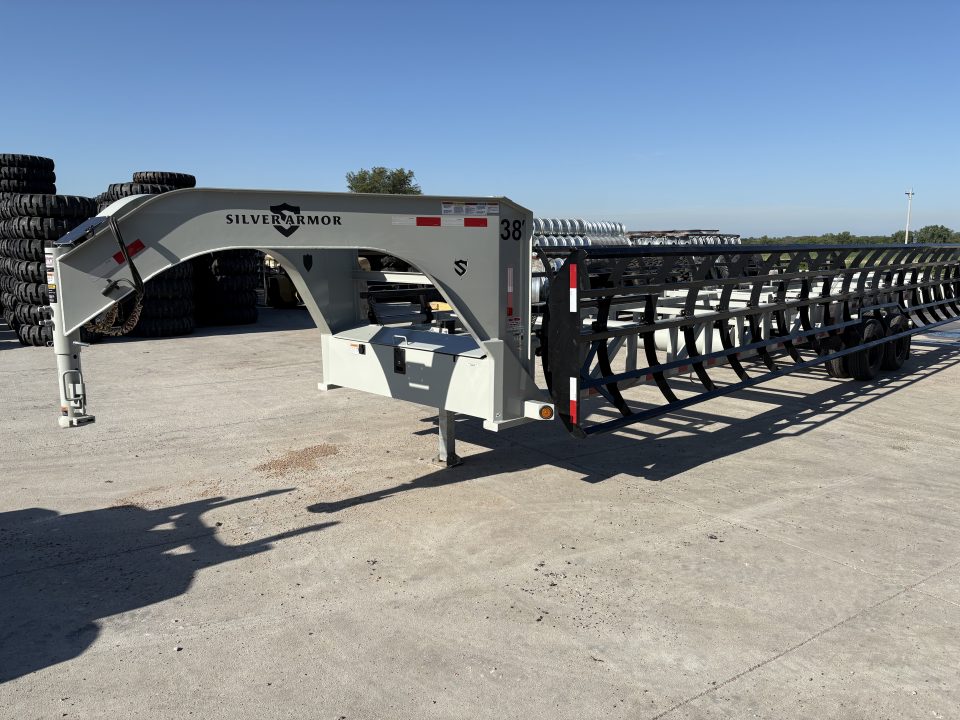New 2026 Buckshot MFG 38ft Hay Bale Trailer 10k axles
