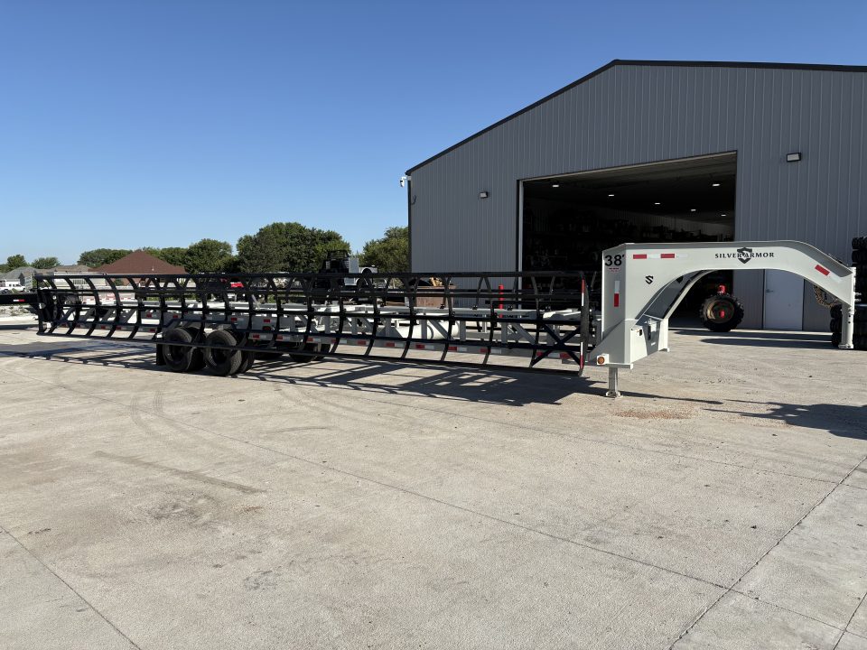 New 2026 Buckshot MFG 38ft Hay Bale Trailer 10k axles