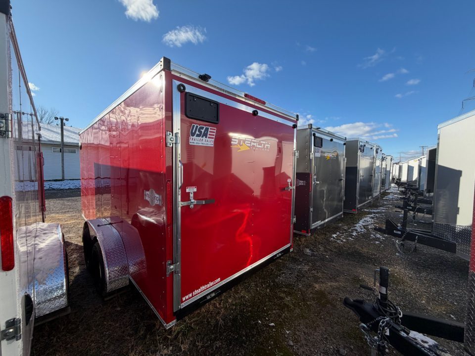 New 2026 Stealth 7 X 14 Cargo / Enclosed Trailer with Ramp Door and 6ft 6in interior Height
