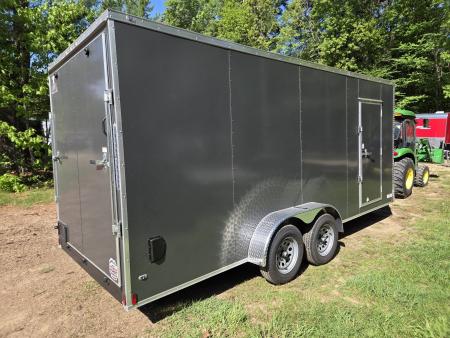 New 2026 Anvil 7X18 Cargo trailer extra height charcoal with ramp door Cargo / Enclosed Trailer