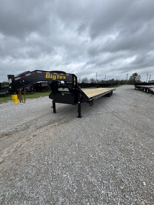 New 2026 Big Tex Trailers 102x40 Tandem 25.9K GN w/ Slide Out Ramps, 2-Speed Jacks 14PLY Tires