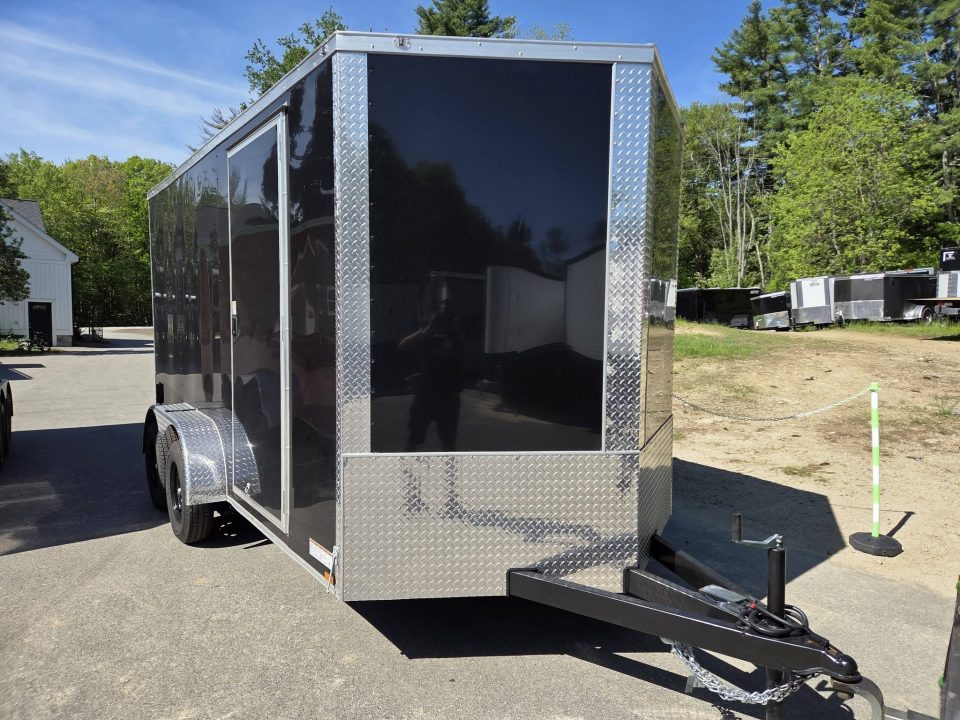 New 2026 Anvil 7x14 cargo trailer black extra height & extended tongue Cargo / Enclosed Trailer