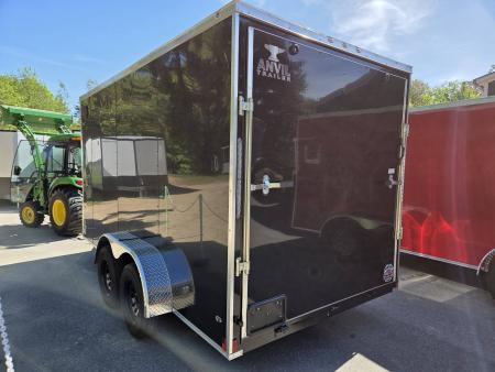 New 2026 Anvil 7x14 cargo trailer black extra height & extended tongue Cargo / Enclosed Trailer