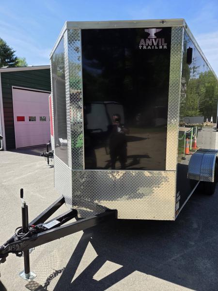 New 2026 Anvil 7x14 cargo trailer black extra height & extended tongue Cargo / Enclosed Trailer