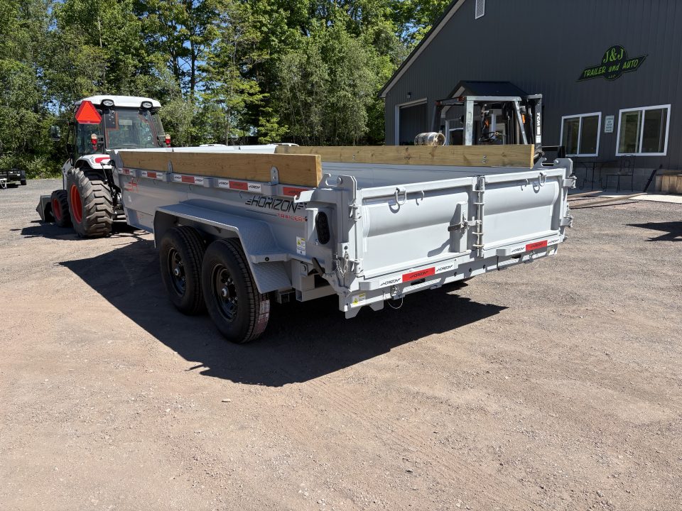 New 2026 Horizon Trailers 14' 14K Dump Trailer w/ Extension Boards