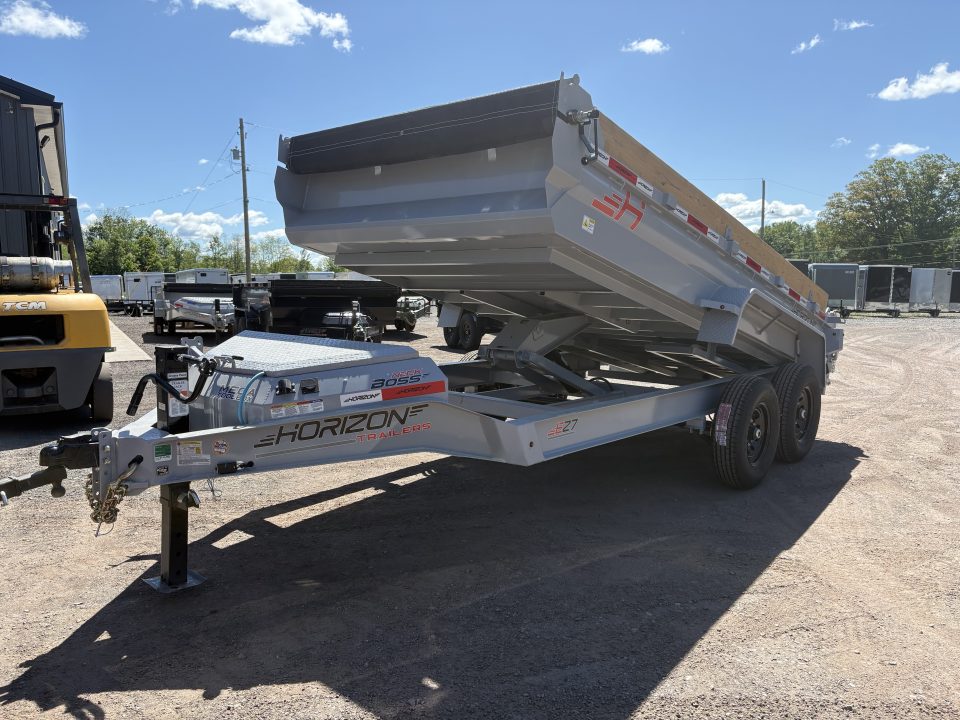 New 2026 Horizon Trailers 14' 14K Dump Trailer w/ Extension Boards
