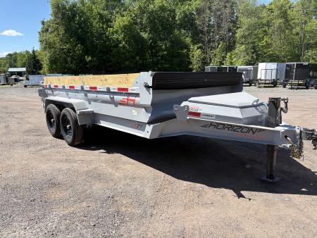 New 2026 Horizon Trailers 14' 14K Dump Trailer w/ Extension Boards