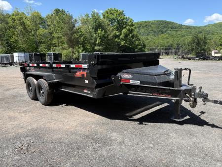 New 2026 Horizon Trailers 14' 14K Dump Trailer w/ Extension Brackets