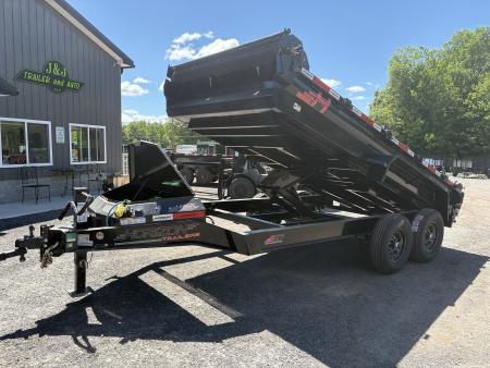 New 2026 Horizon Trailers 14' 14K Dump Trailer w/ Extension Brackets
